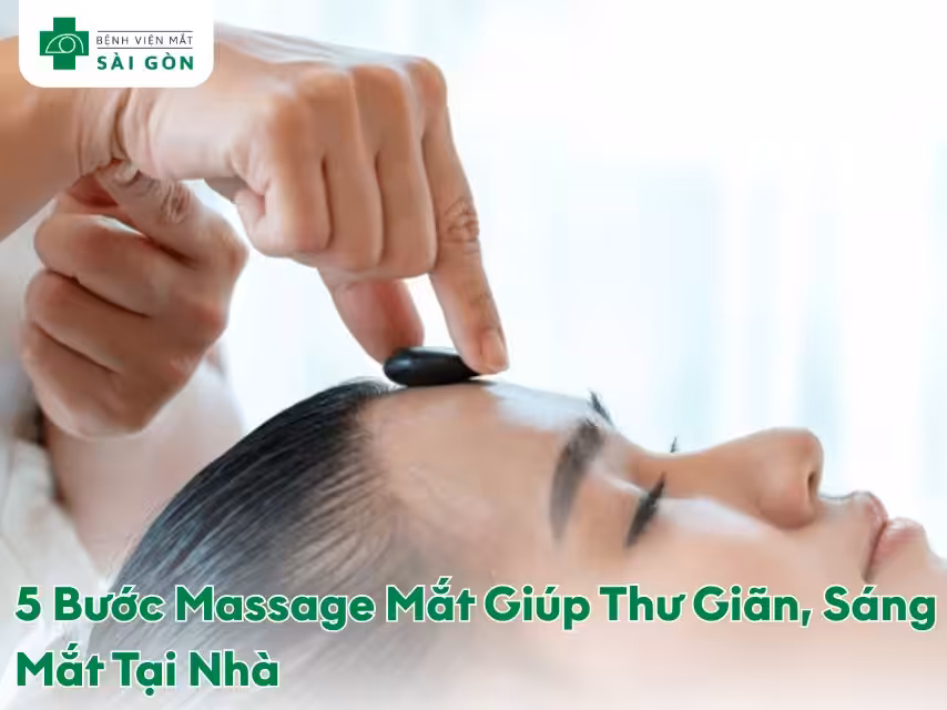 5 bước massage mắt