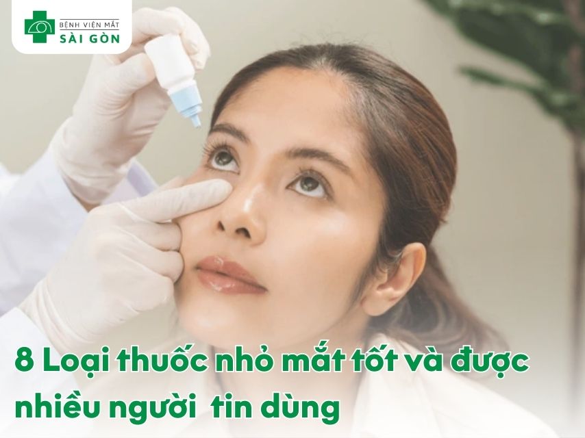 Thuốc nhỏ mắt cho bệnh nhân sau phẫu thuật xóa cận