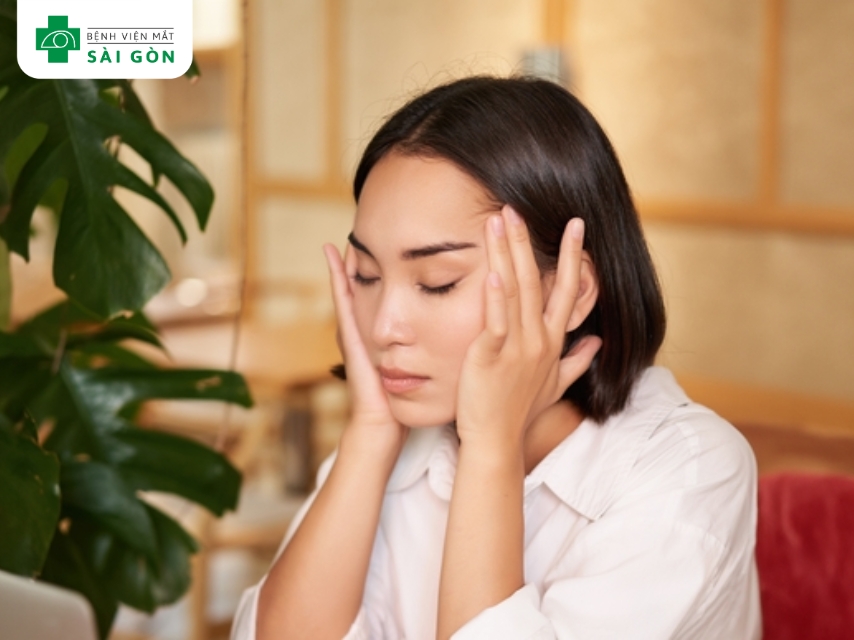 Các bài tập massage giúp mắt thư giãn