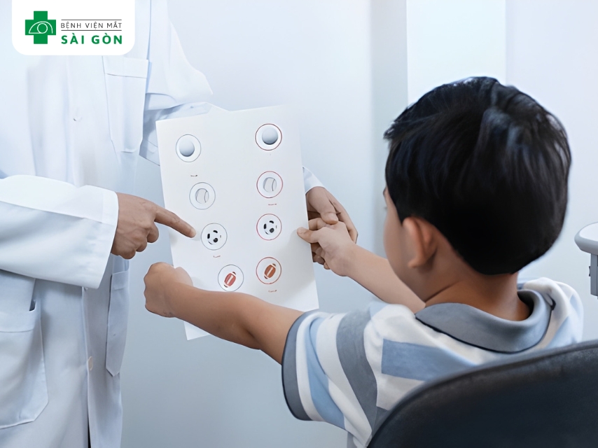 Bảng đo thị lực dạng thẻ kiểm tra nhanh thị lực ở cự ly gần