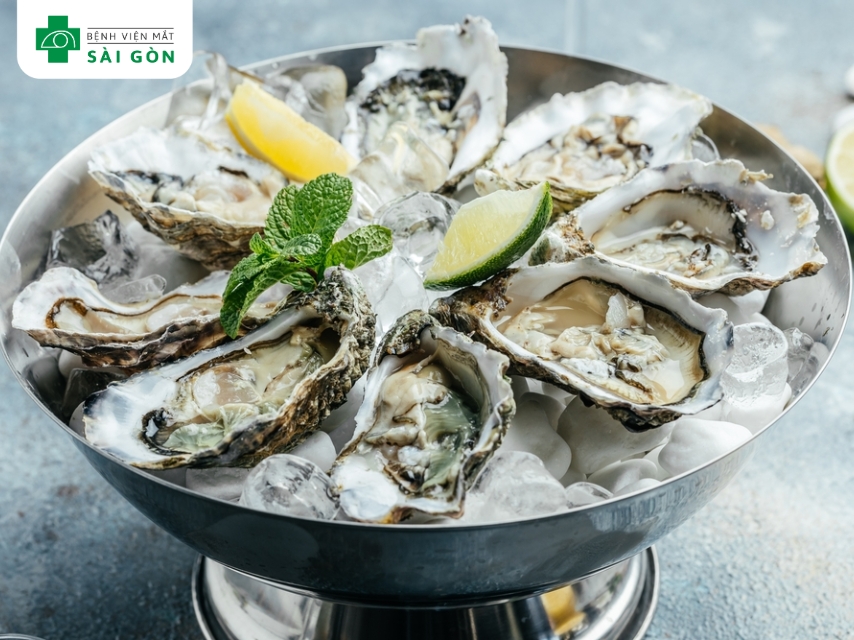 Thực phẩm giàu kẽm, zeaxanthin nuôi dưỡng giác mạc