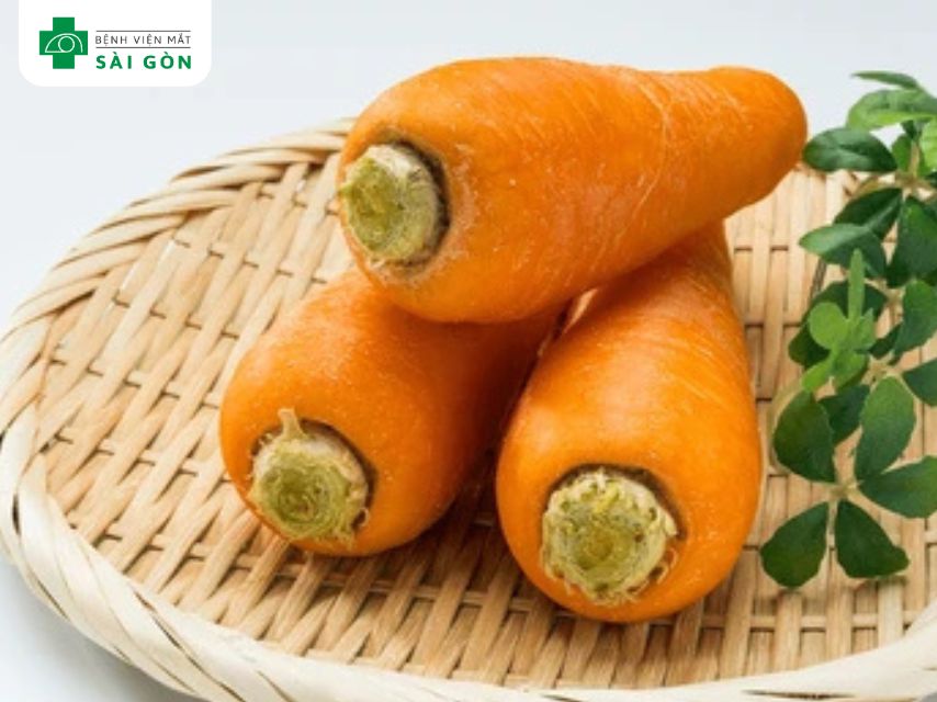 Cà rốt giúp chống quầng thâm