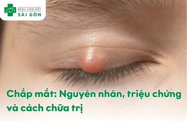 Chắp mắt với khối sưng đỏ ở mí