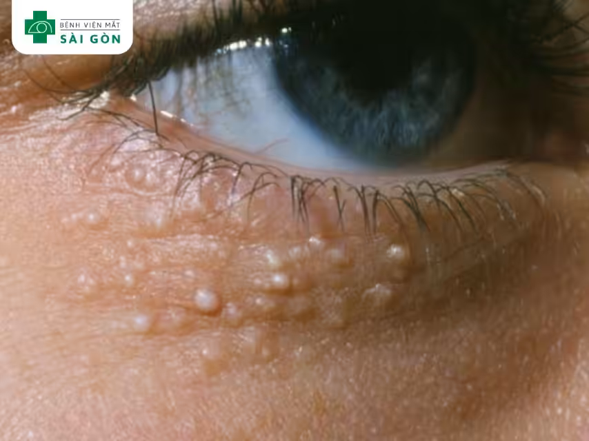 Dấu hiệu nhận biết mụn thịt ở mắt