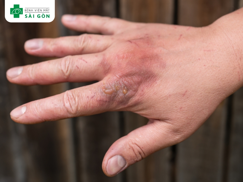 Vết thương lâu lành, dấu hiệu thiếu Vitamin A.