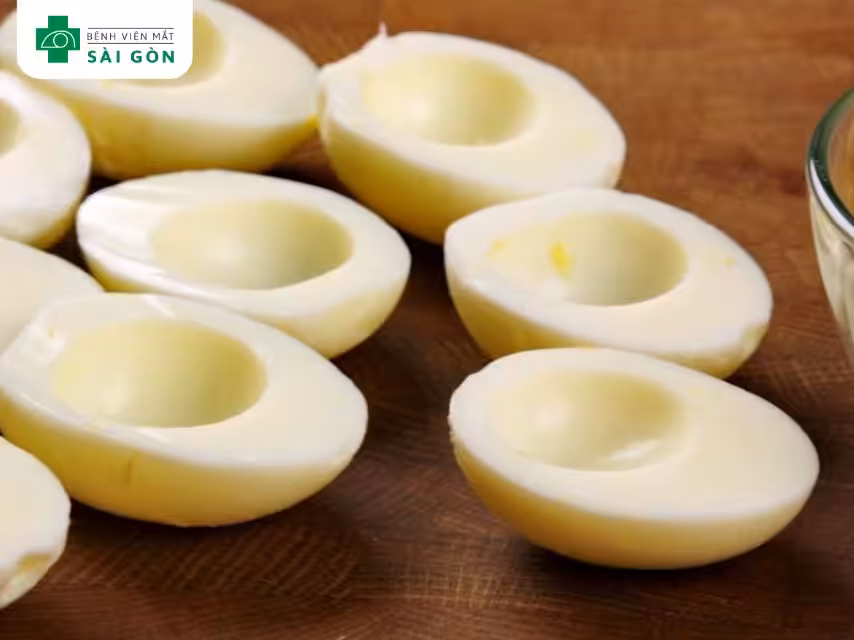 Lòng trắng trứng giàu collagen