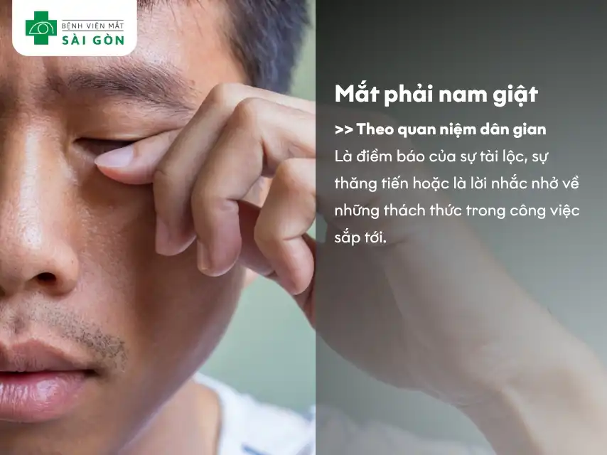 mắt phải nam giật