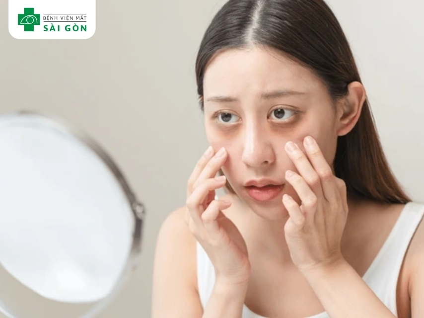 Mất trũng mất nước gây nguy hiểm đến mắt