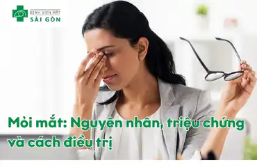 Mỏi mắt (nhức mỏi mắt) là tình trạng cơ mắt bị quá tải, mệt mỏi do làm việc cường độ cao trong thời gian dài