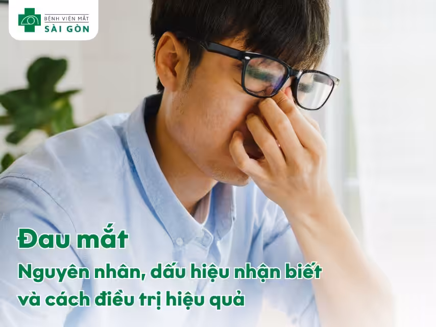 Đau mắt gây khó chịu