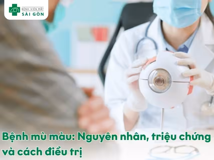 Nguyên nhân triệu chứng bệnh mù màu