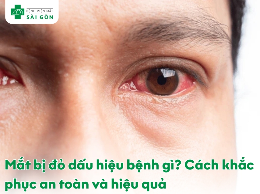 Tìm hiểu nguyên nhân và cách khắc phục mắt bị đỏ
