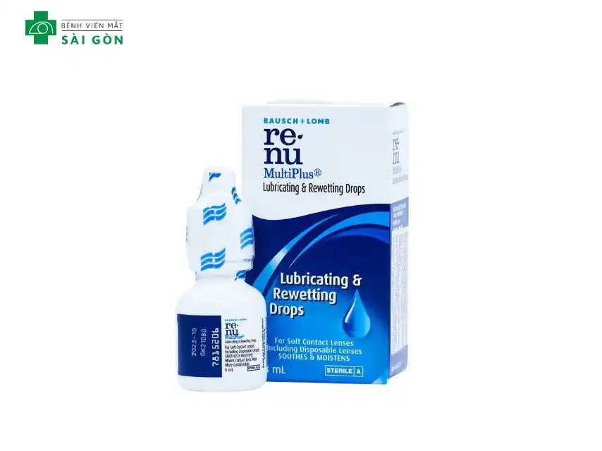 Renu Rewetting Drops là nước nhỏ mắt lens của Bausch & Lomb