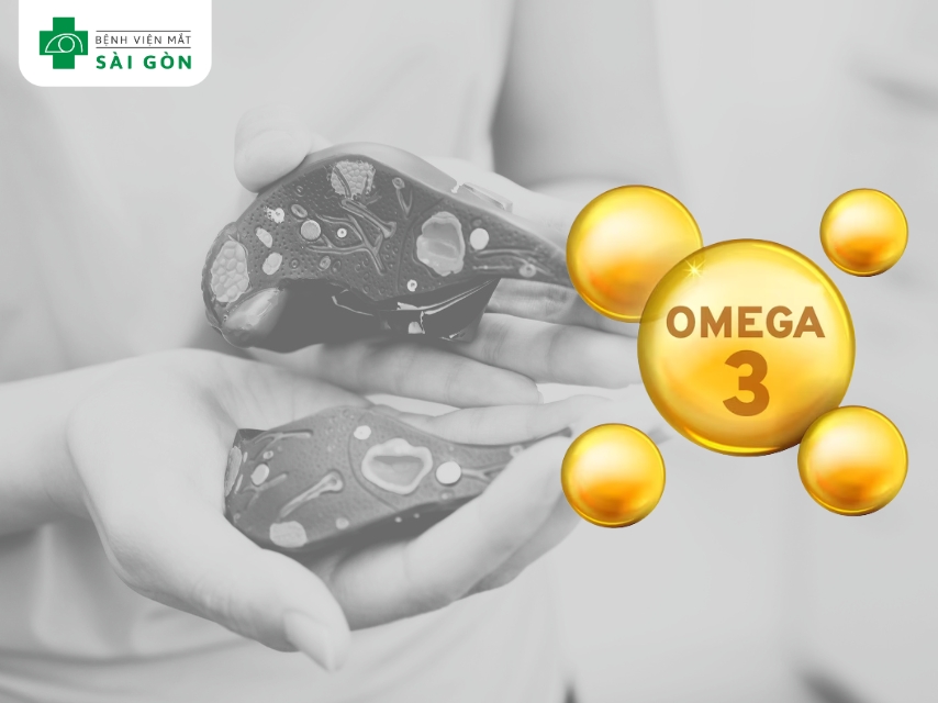 Omega 3 điều trị bệnh gan nhiễm mỡ.