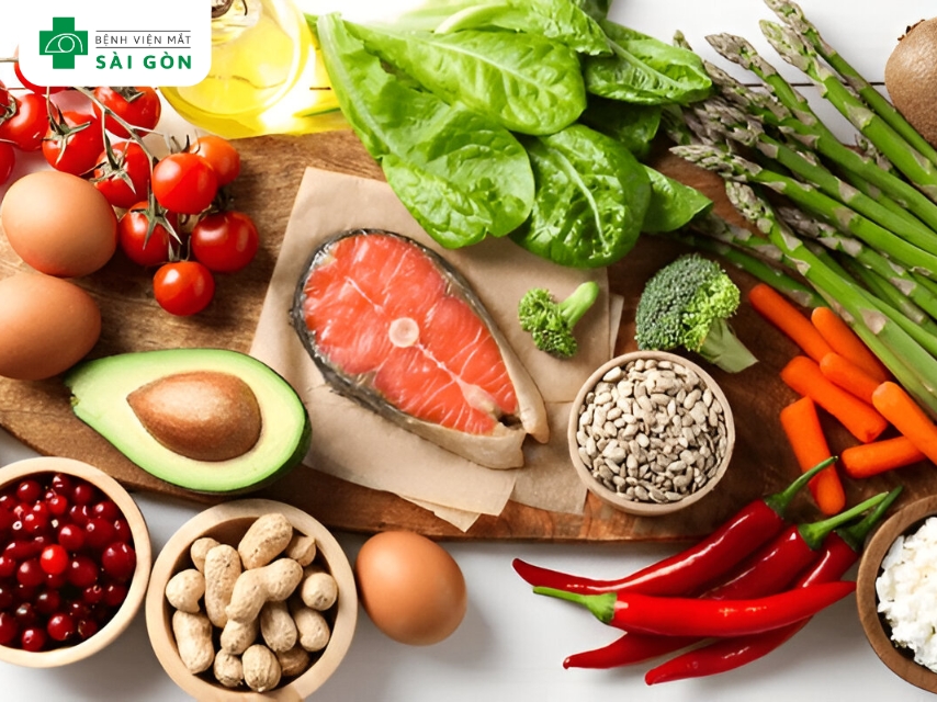Bổ sung dinh dưỡng giúp mắt tiết nước 