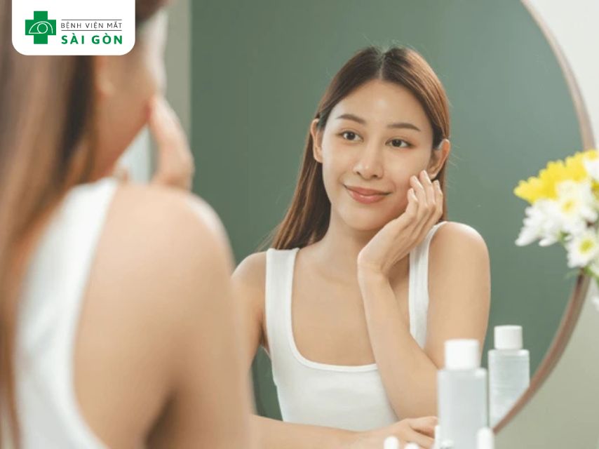 Sau tiểu phẫu cắt mí mắt