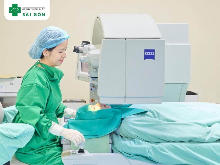 Quá trình phẫu thuật diễn ra nhanh chóng