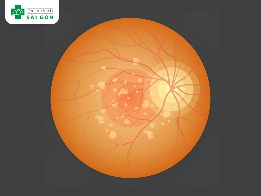 Thoái hóa điểm vàng thể khô phổ biến nhất