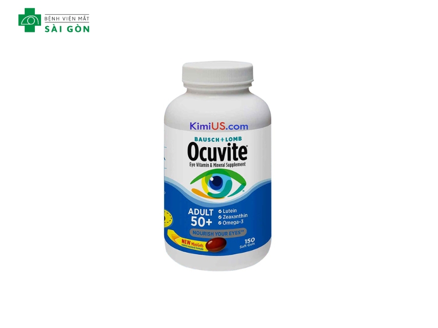 Thuốc bổ mắt Ocuvite Adult 50+