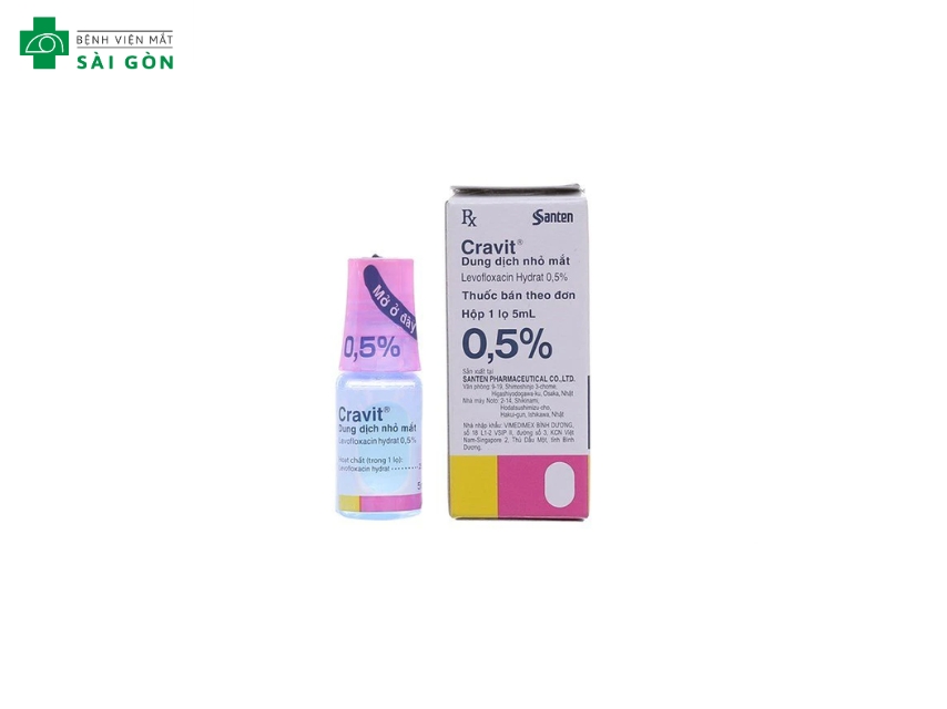 Thuốc nhỏ mắt Cravit