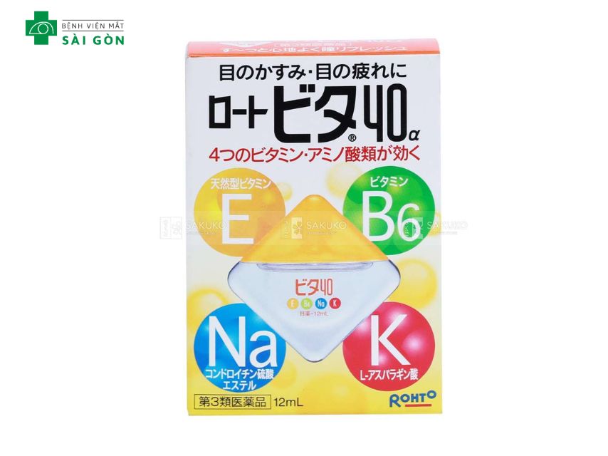Thuốc nhỏ mắt Rohto Vita 40