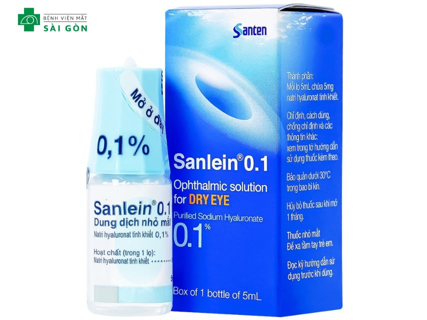 Thuốc Nhỏ Mắt Sanlein 0.1%