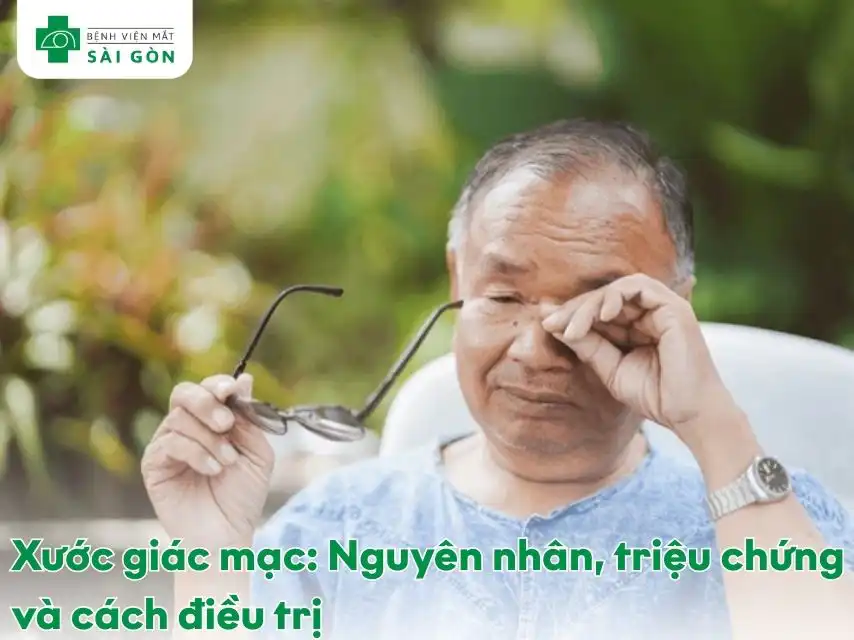 Tình trạng xước giác mạc