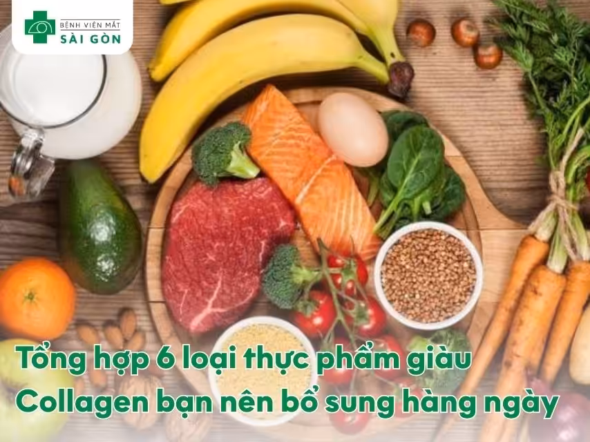 Tổng hợp 6 loại thực phẩm giàu Collagen