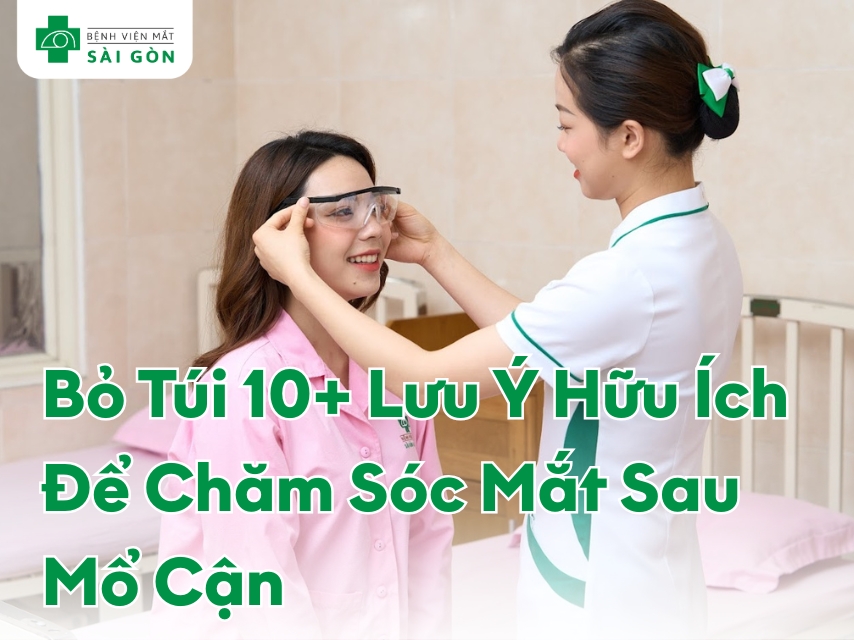 Tổng quan lưu ý chăm sóc mắt sau mổ cận
