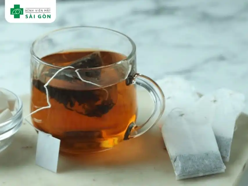 Trà túi lọc có thể giúp giảm sưng