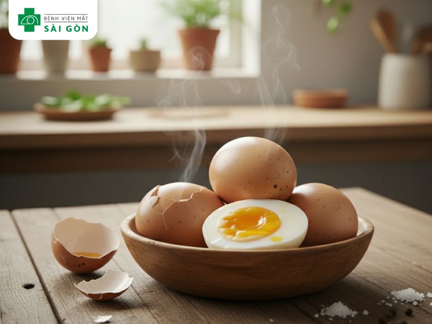 Trứng giàu vitamin B7