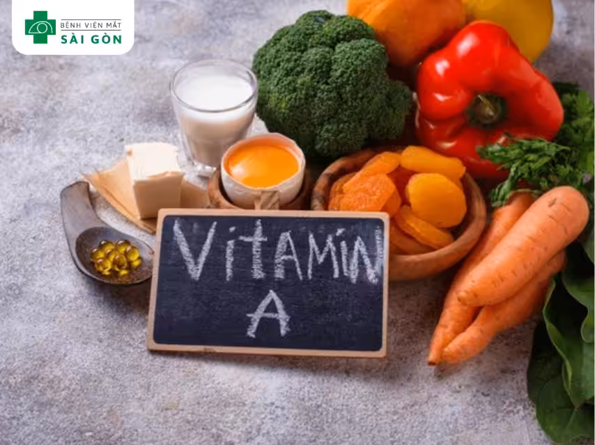 Vitamin A tốt cho mắt
