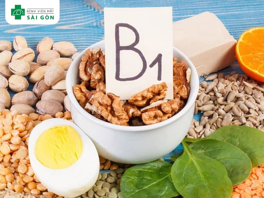 Các loại hạt là nguồn cung cấp vitamin B1