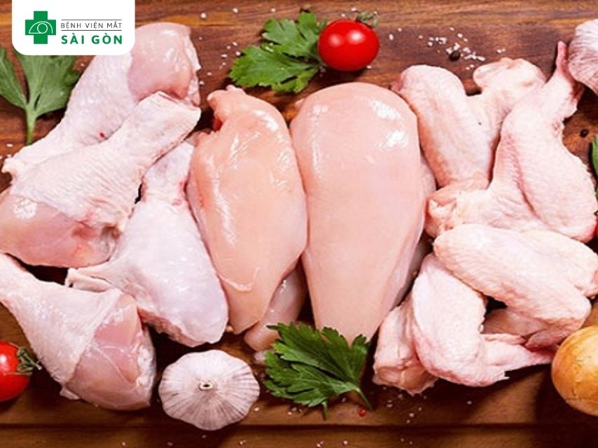 Thịt gà cung cấp vitamin B1