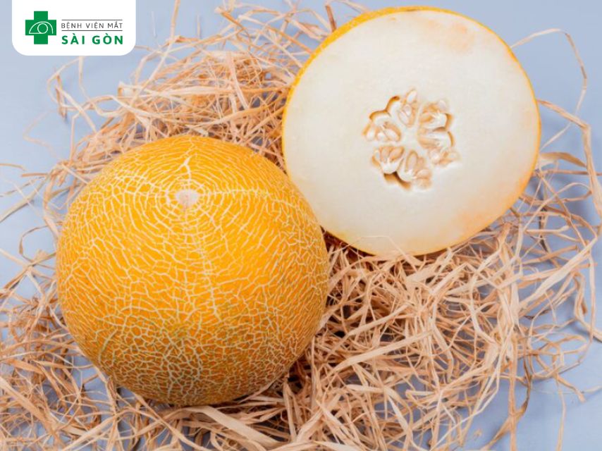 Lợi ích của dưa lưới vàng cho mắt và da