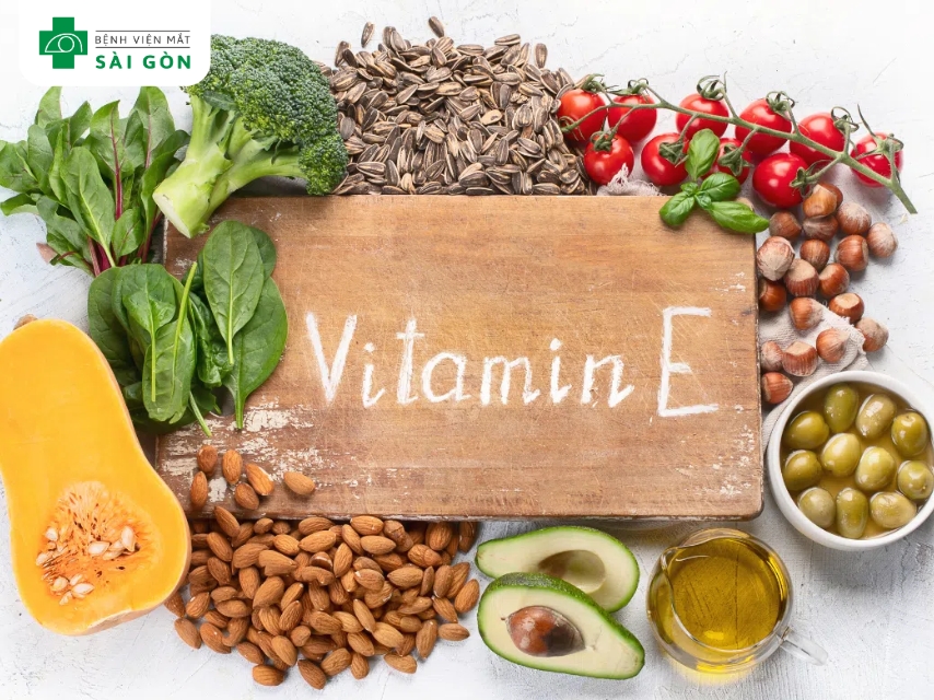 Vitamin E tan trong chất béo, hỗ trợ miễn dịch.