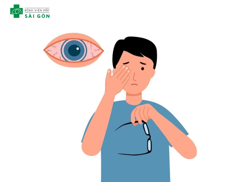 Xung huyết kết mạc (conjunctival hyperemia)